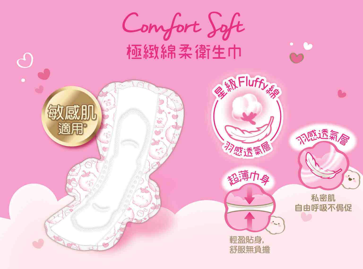 Comfort Soft極緻綿柔衛生巾